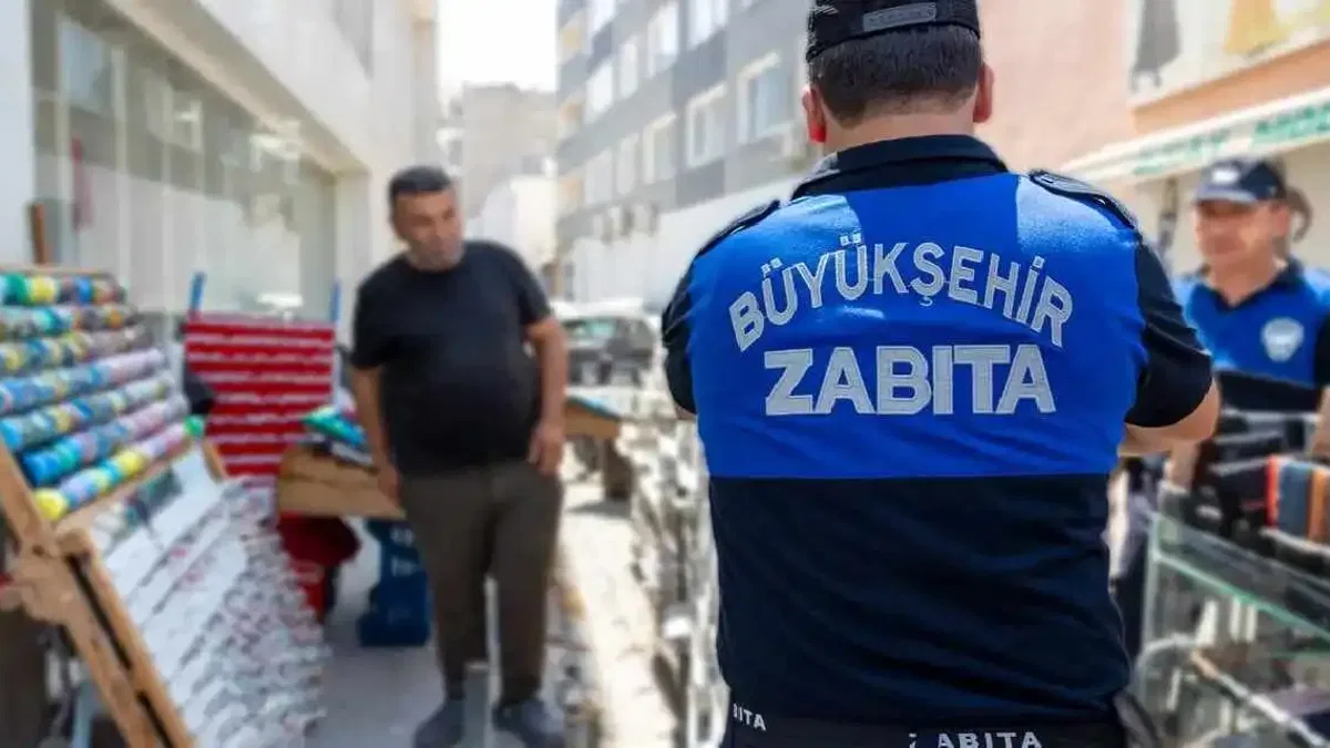 Mersin'de kaldırım işgaline karşı sıkı denetim