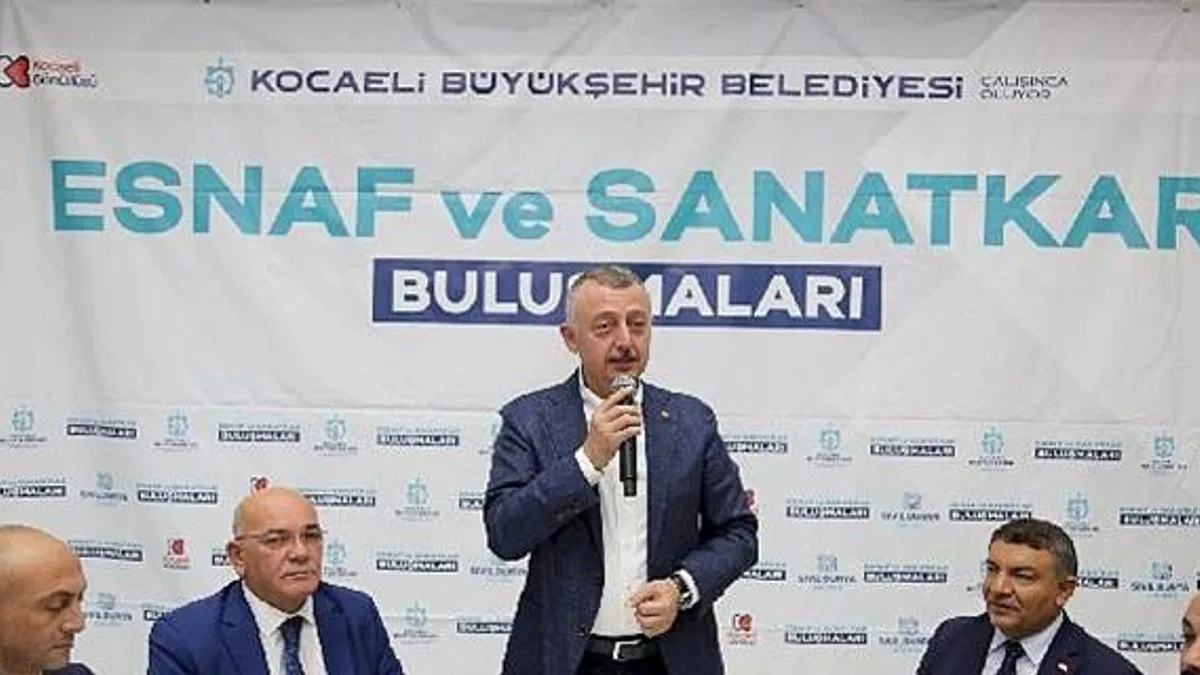 Başkan Büyükakın, Dilovası Esnafıyla Buluştu