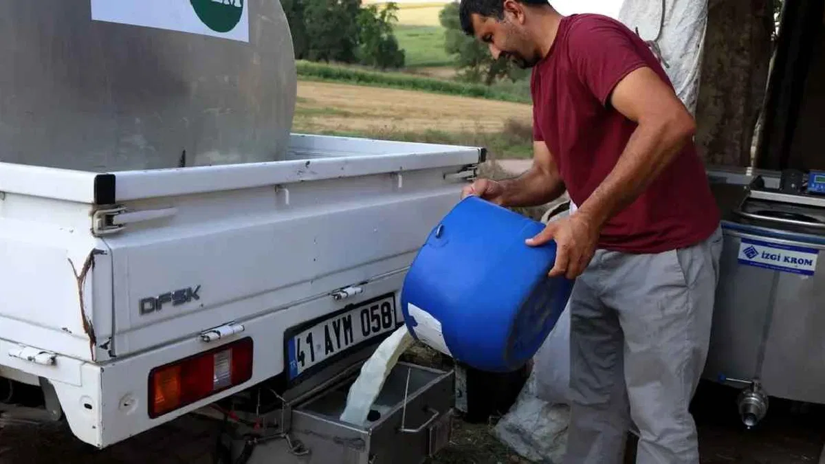 Kocaeli’de üreticiye süt soğutma tankı desteği