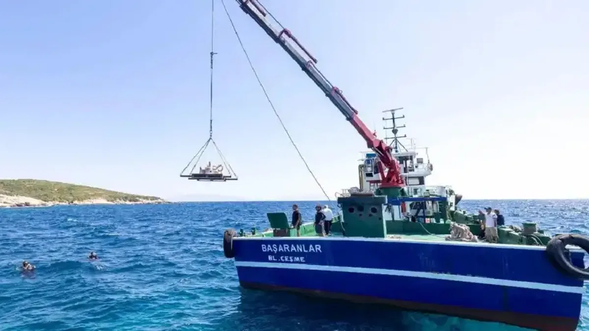 İzmir'de midye kabukları deniz yaşamına nefes olacak