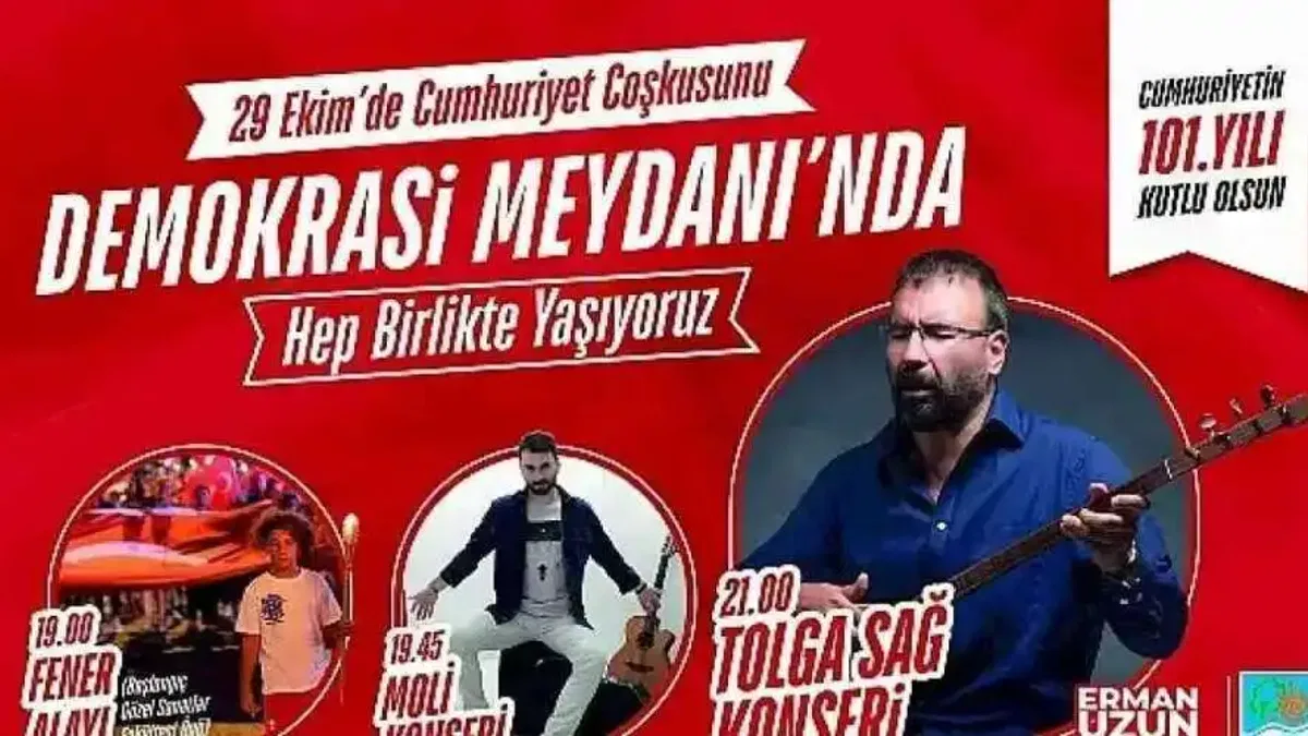 Narlıdere'de Cumhuriyetin 101'inci Yaşı Coşkuyla Kutlanacak