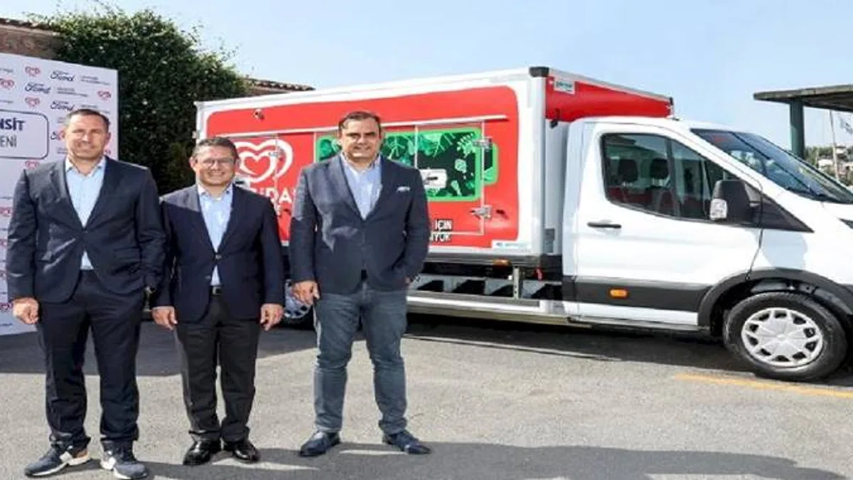 Şehir içi lojistikte elektrik araç kullanan ilk marka oldu