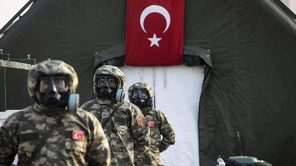 Mehmetçik'ten Dünya Kupası'na "KBRN" kalkanı