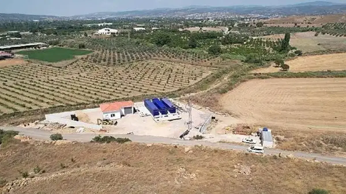 Seferihisar'da arıtma tesisinin çalışmaları sürüyor