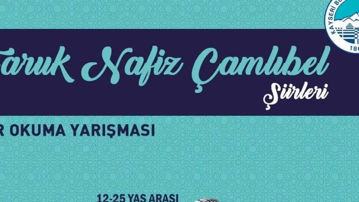 Kayseri Büyükşehir'den büyük şair anısına yarışma