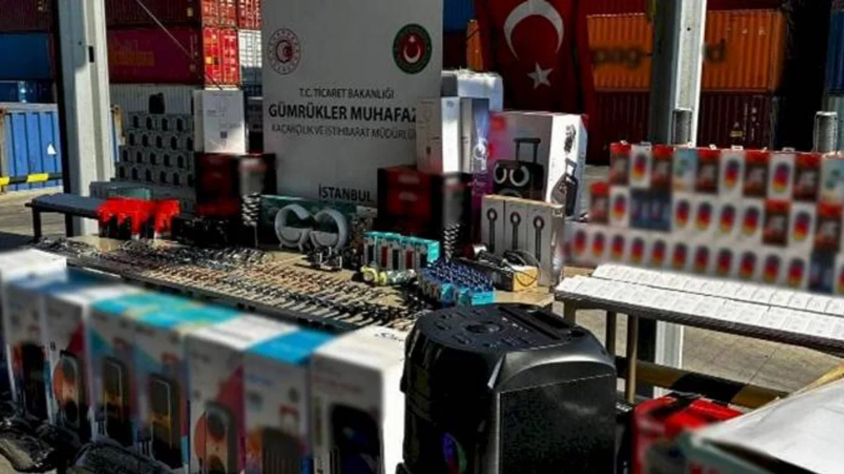 Konteynerden çıkan çıkana!