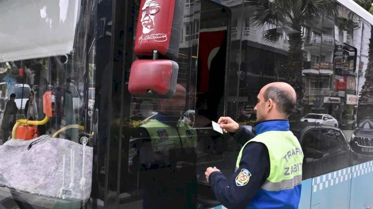 Manisa’da toplu ulaşım araçlarına geniş çaplı denetim