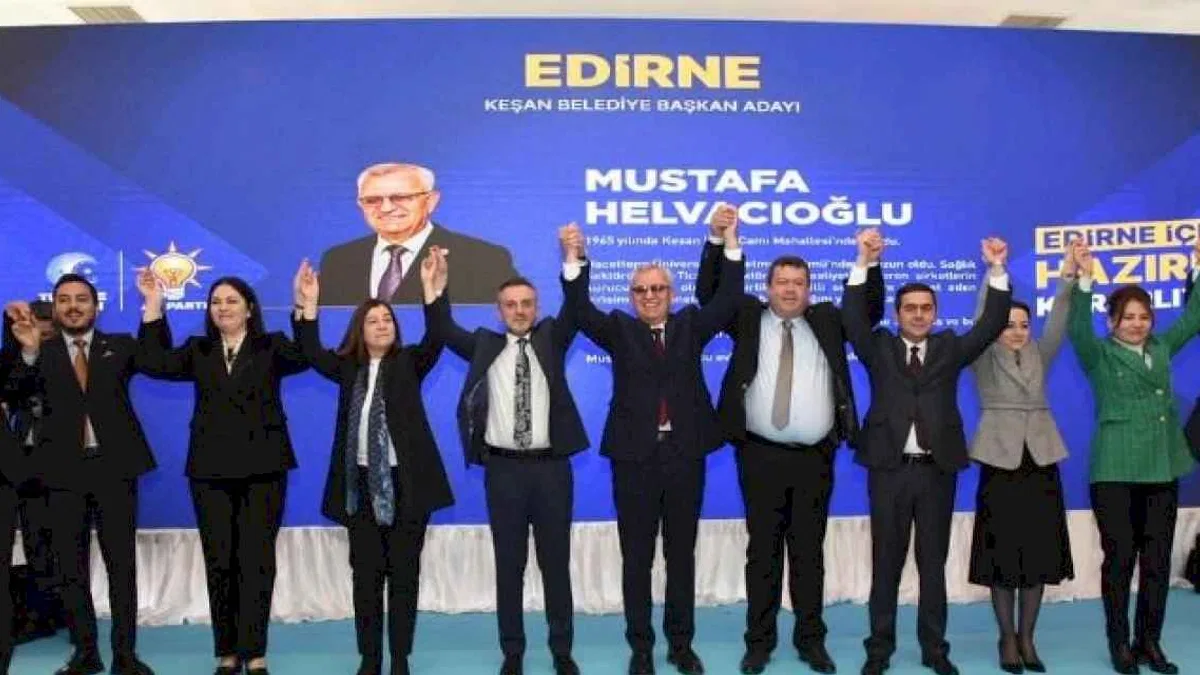 AK Parti’nin Edirne ilçe ve belde belediye başkan adayları açıklandı
