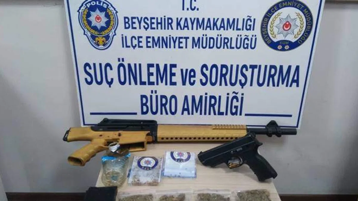 Konya'da uyuşturucu operasyonunda 1 kişi tutuklandı