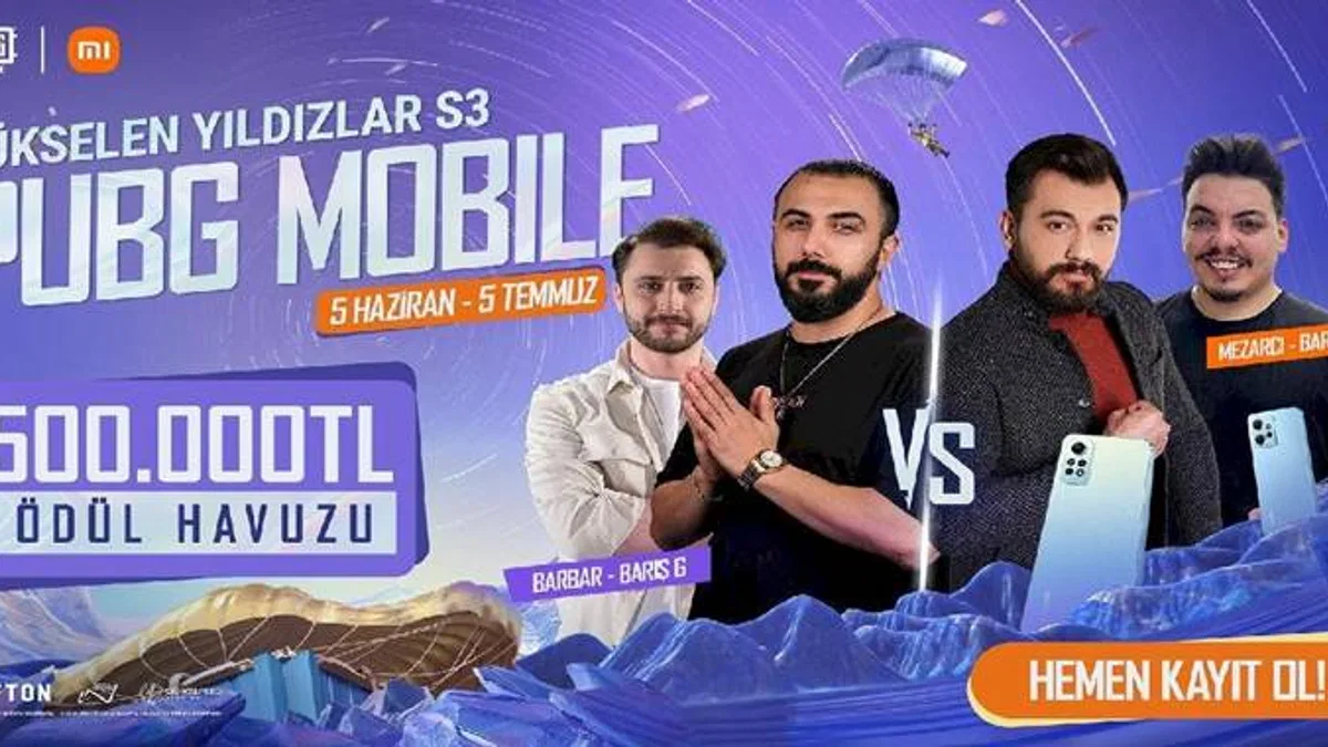 PUBG MOBILE, Profesyonel eSporcu Olmak İsteyenleri Yükselen Yıldızlar Turnuvası’na Bekliyor