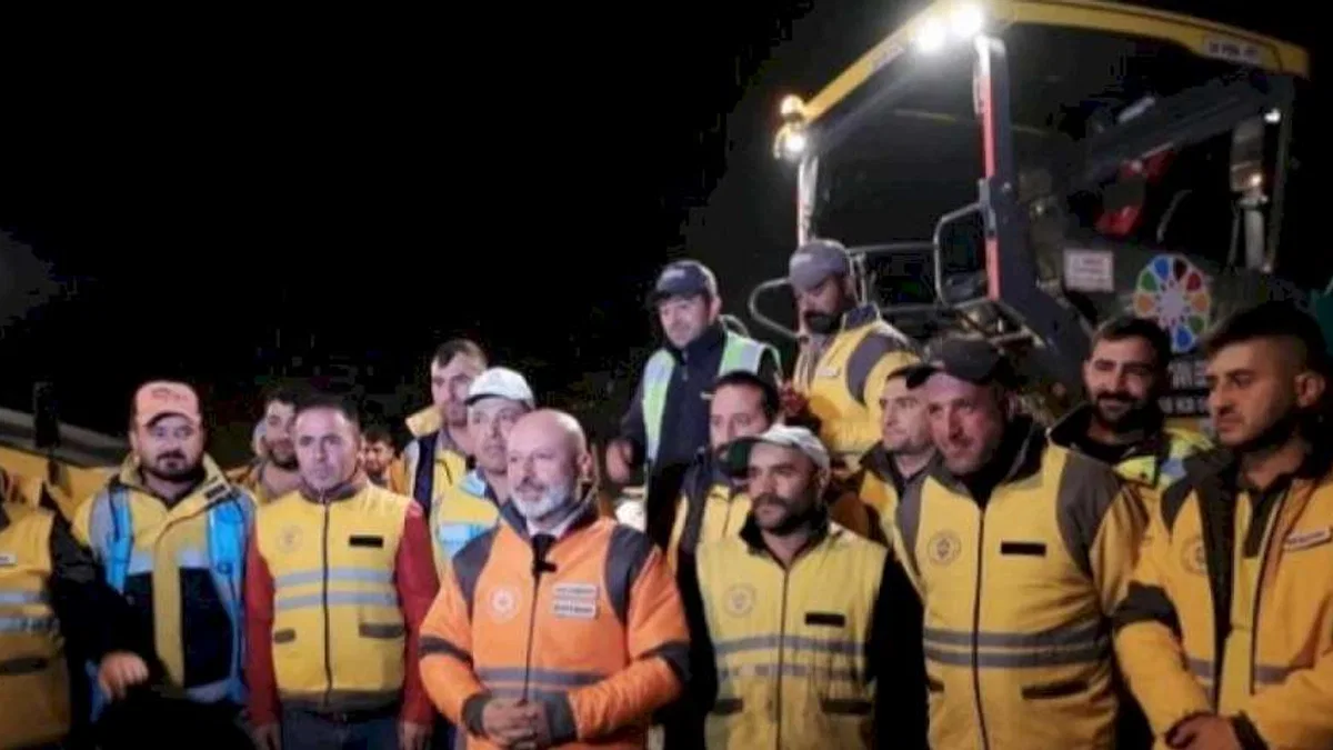 Kayseri Kocasinan'dan 40 saatlik hizmet rekoru