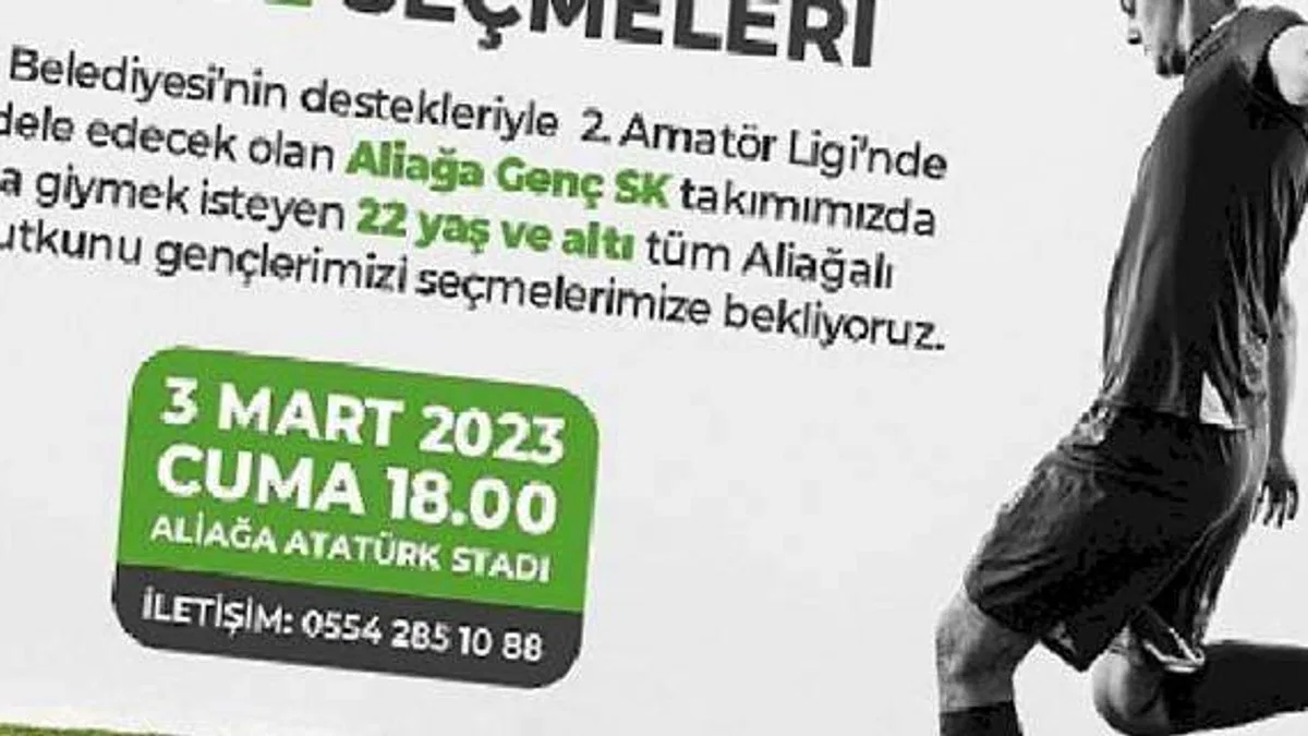Futbol Tutkunu Aliağalı Gençler Yeteneklerini Gösterecek