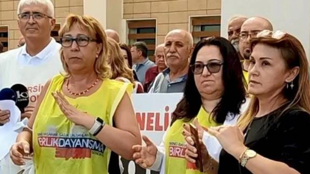Sağlıkta şiddete işaret diliyle ses verdiler