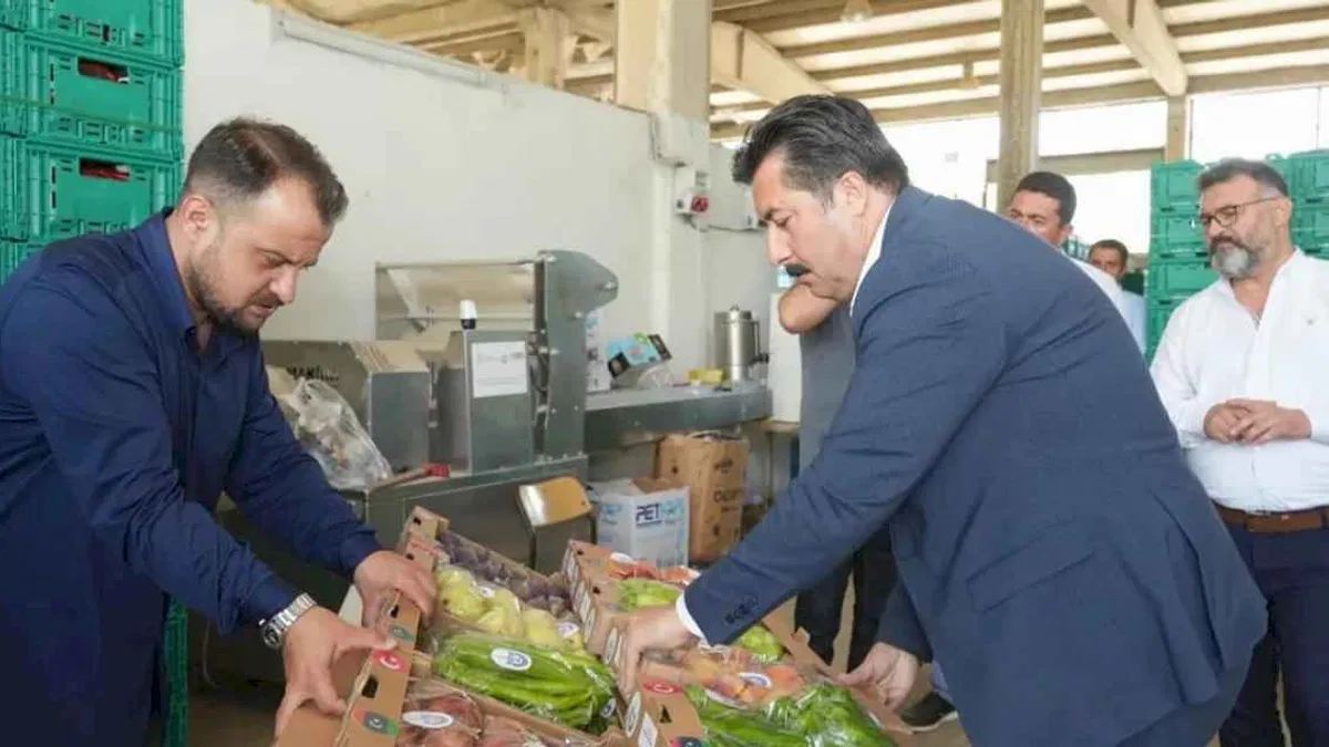 Bursa Yenişehir'in tarım ürünleri Libya yolunda... İlk numuneler gönderildi