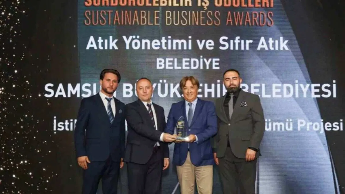 Çiftlik Caddesi dönüşümü Samsun'a prestijli ödül getirdi