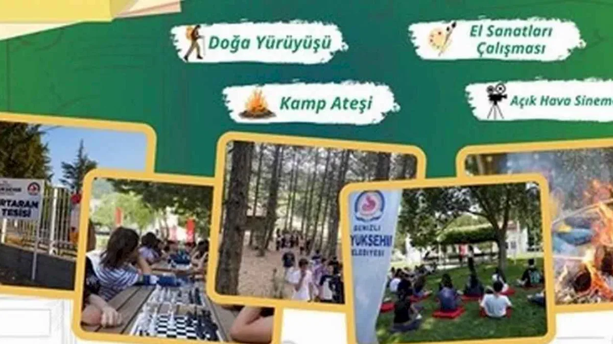 Denizli Büyükşehir’den liselilere özel yaz kampı