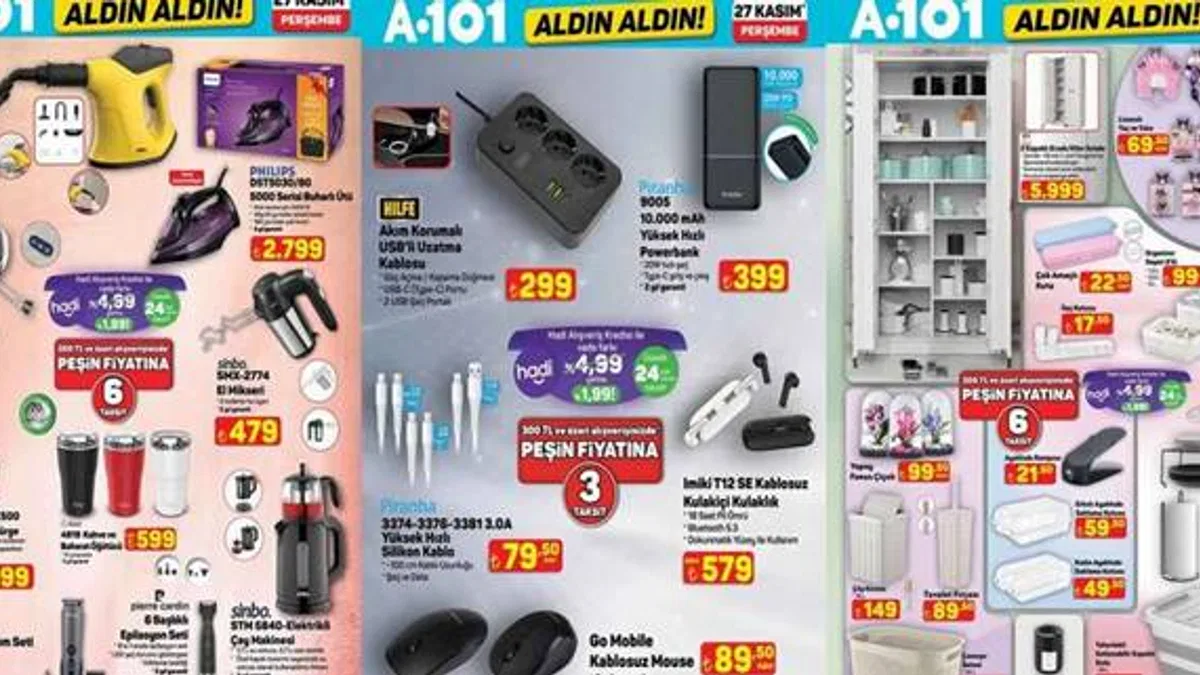 A101'den 27 Ekim'de sepetleri dolduracak kampanya