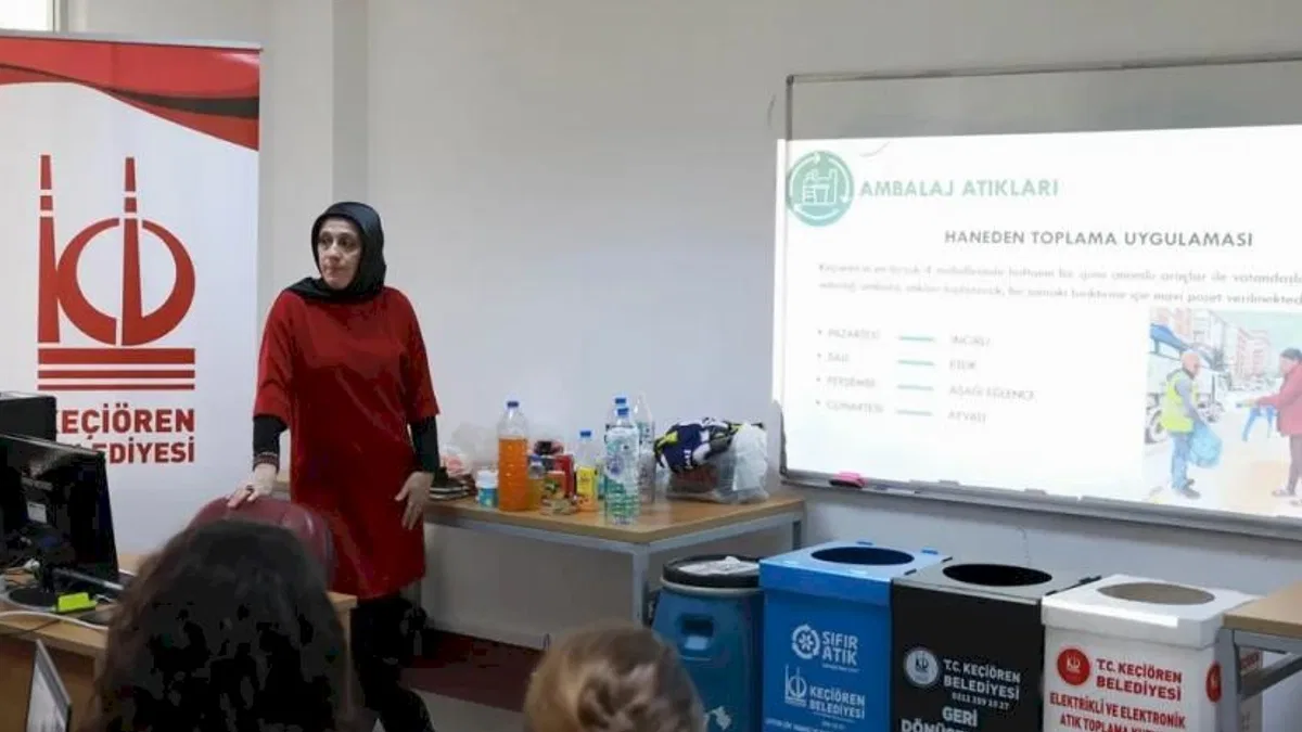 Ankara Keçiören'de 'sıfır atık' bilinci yaygınlaşıyor