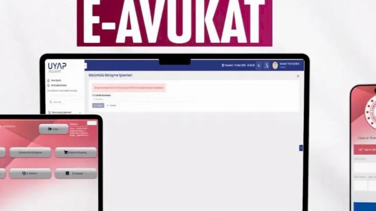 Adalette dijital.dönüşüm... e-Avukat uygulaması devrede