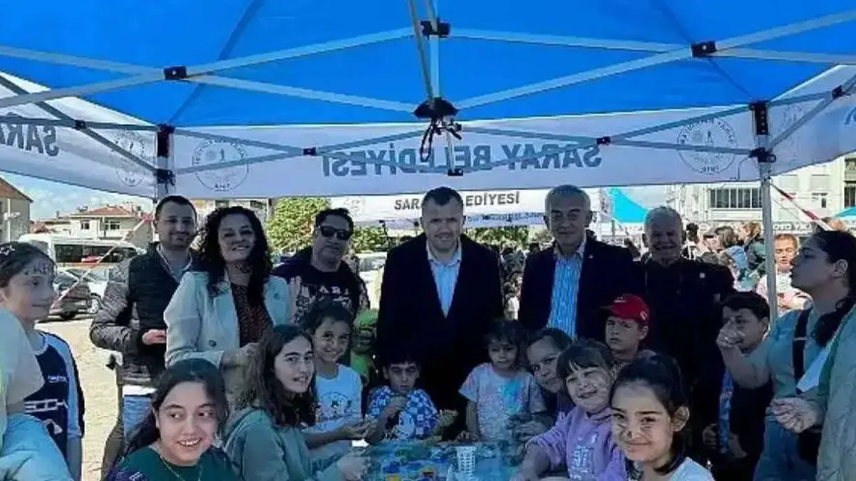 Saray Belediyesi 23 Nisan Çocuk Şenliği'ne yoğun ilgi