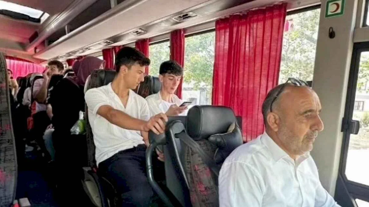 Dilovası'nda YKS için stresten uzak ulaşım