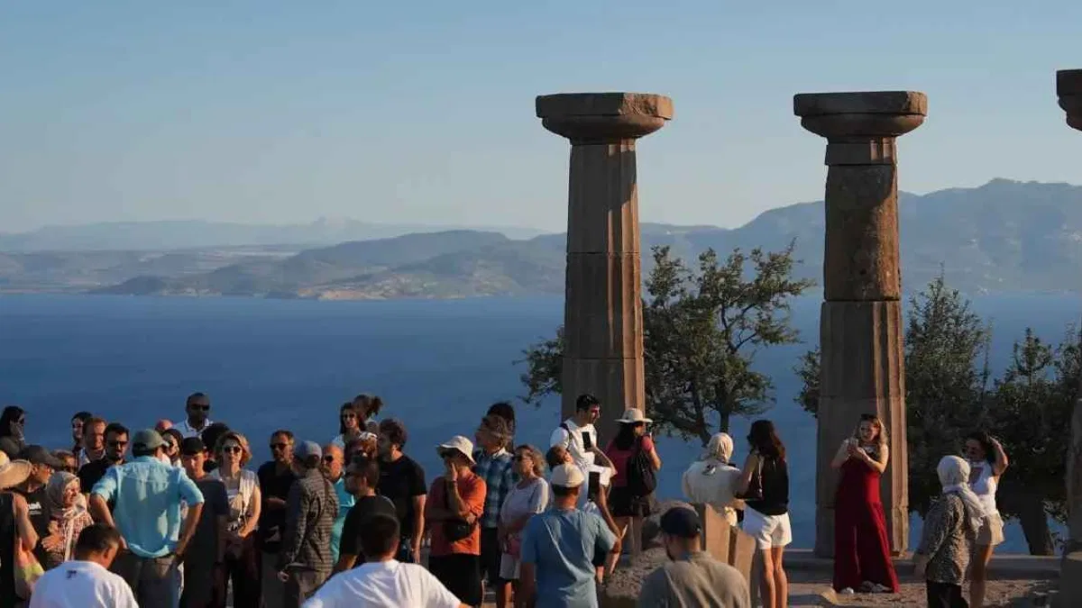 Çanakkale Kültür Yolu'nda Assos'un izleri arkeologlarla incelendi