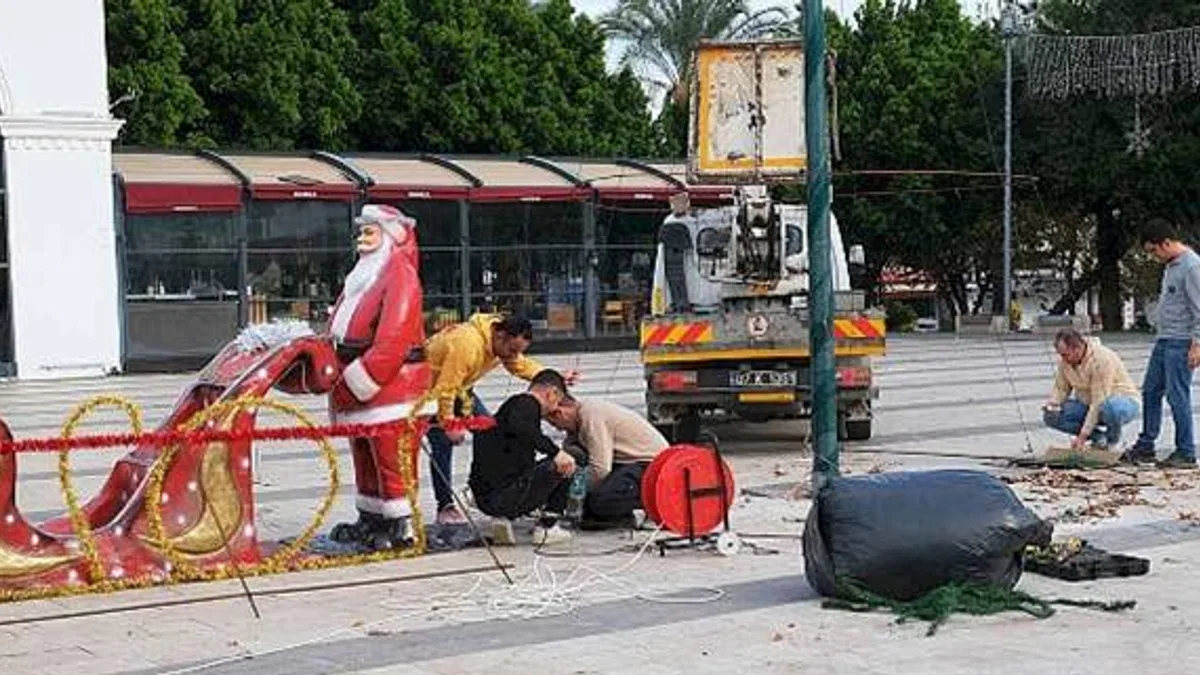 Kemer'de yılbaşı heyecanı