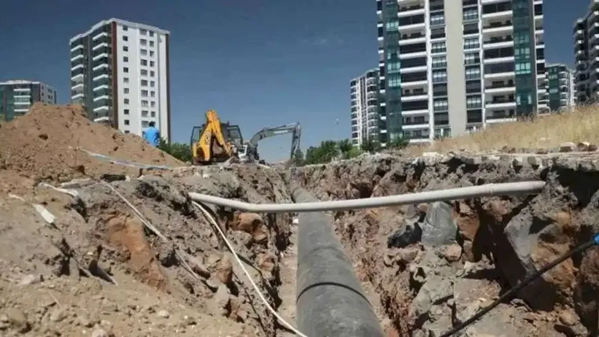 DİSKİ 8 ayda 79 bin 677 metre yeni içme suyu hattı döşedi