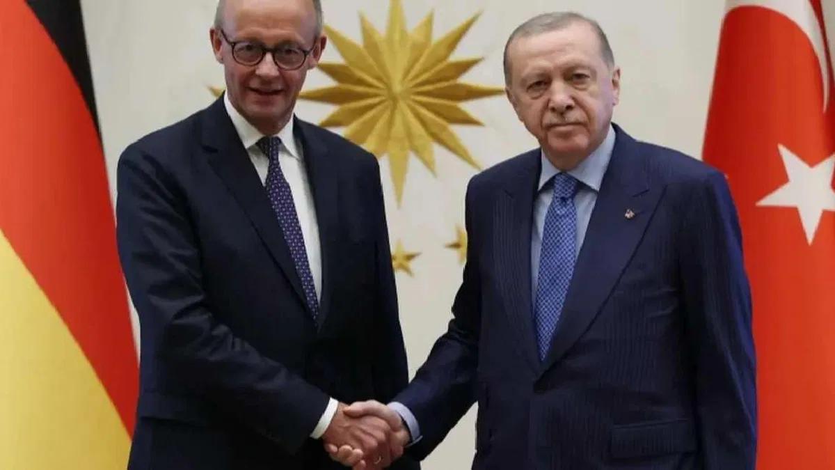 Cumhurbaşkanı Erdoğan, Almanya Şansölyesi Merz ile görüştü
