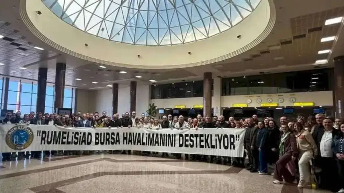 RUMELİSİAD’dan Bursa Yenişehir Havaalanı'na destek... RUMELİSİAD yeni uçuşlara öncülük ediyor