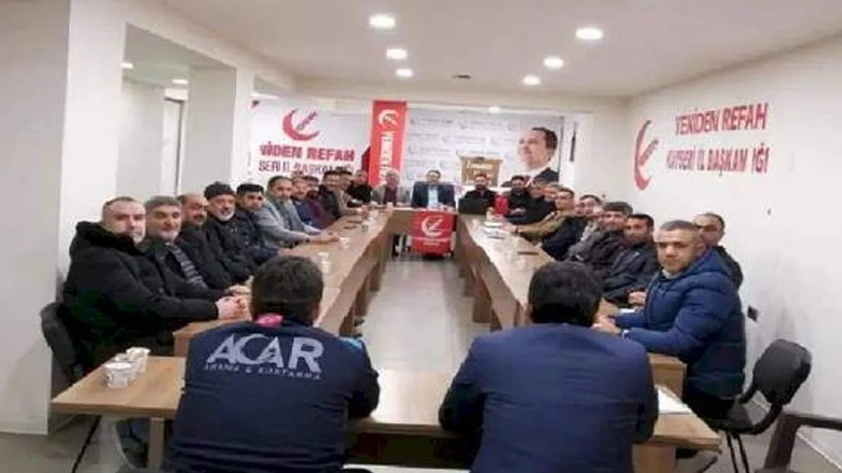 Yeniden Refah Partisi Kayseri'den koordinasyon toplantısı
