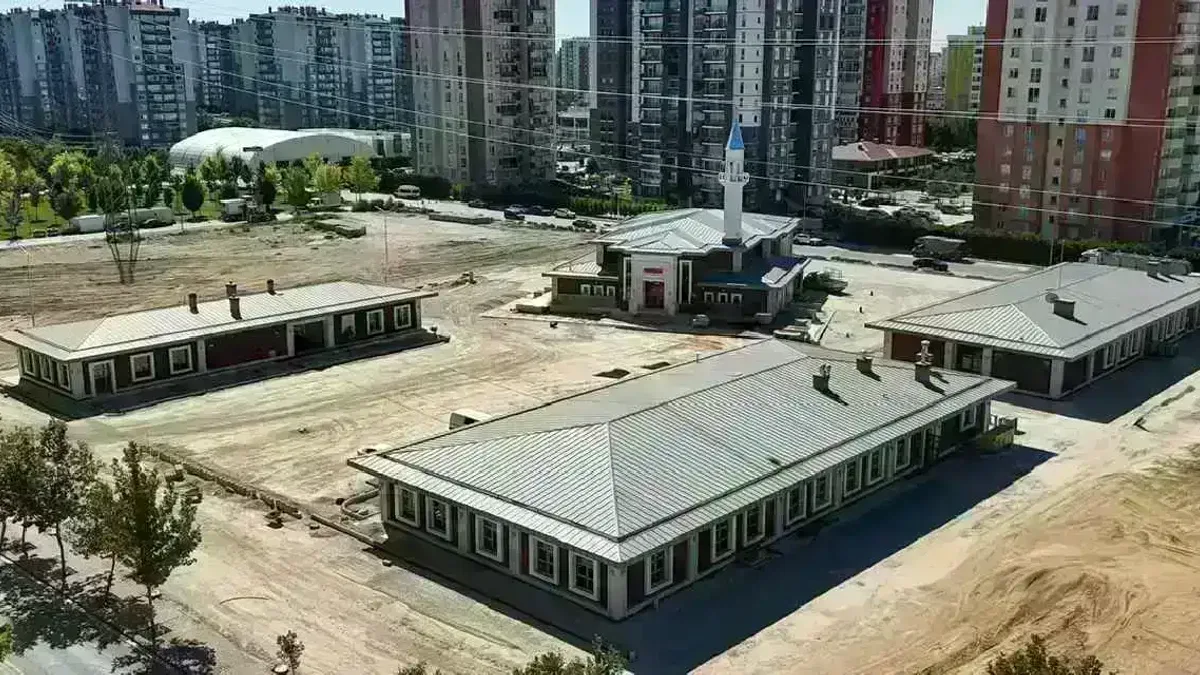 Selçuklu Yazır Mahalle Külliyesi'nde son rötuşlar