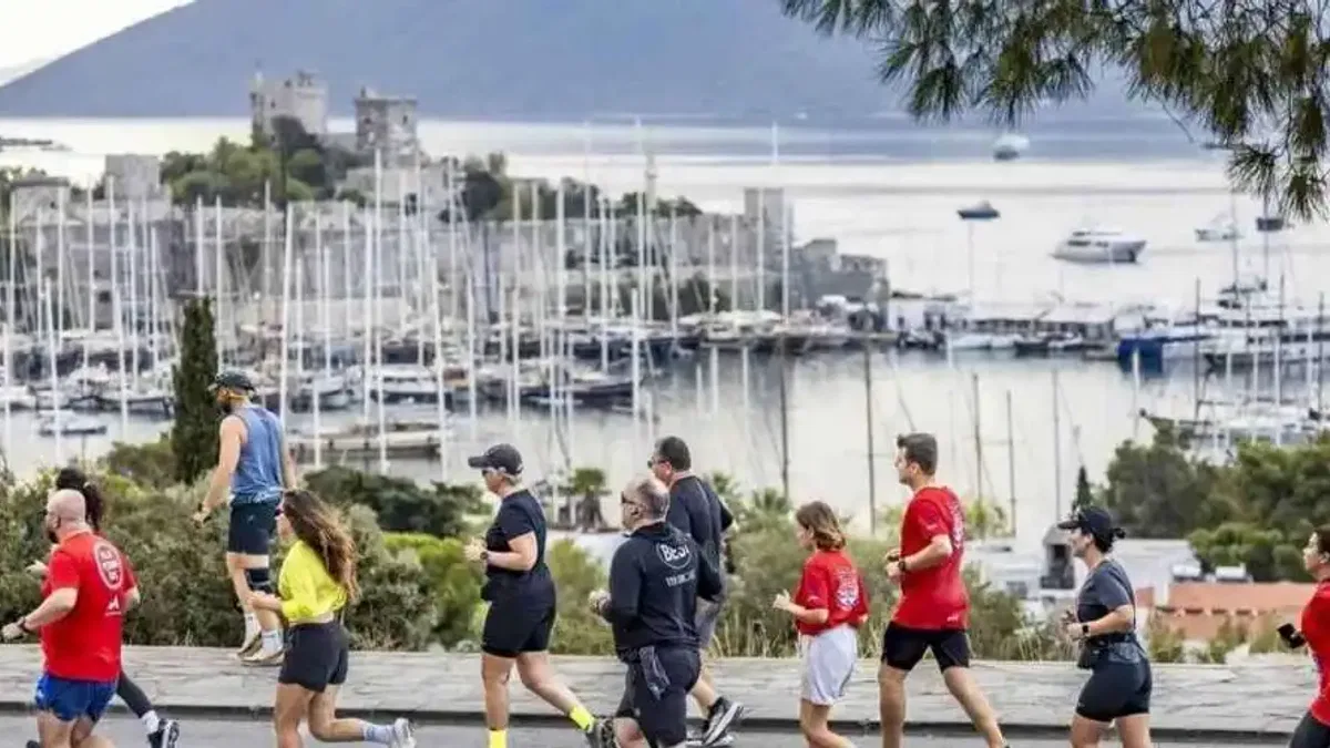 Muğla Bodrum'da yarı maraton heyecanı... 23 ülkeden 2.100 sporcu katılacak