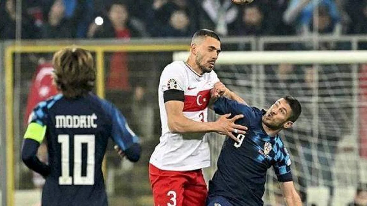 Türkiye Hırvatistan maçı sonrası Merih Demiral: İyi başladık sonucu bulamadık