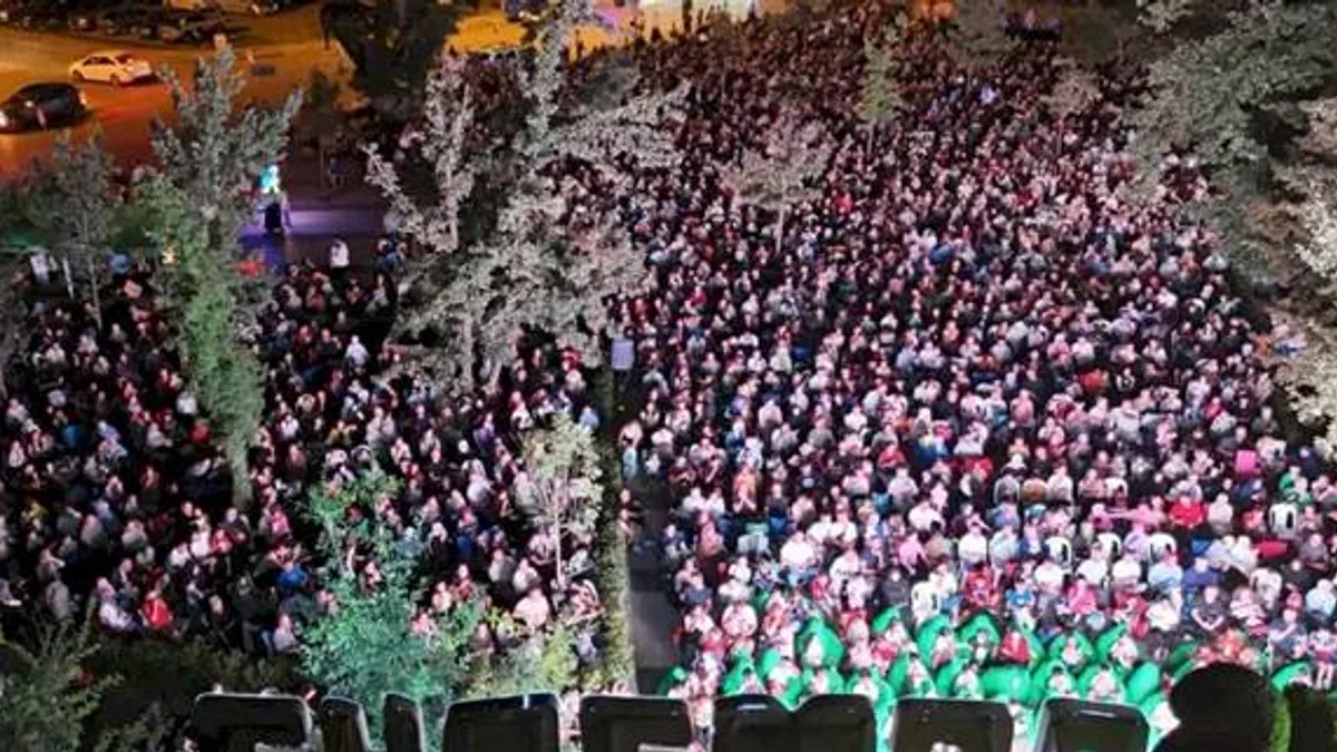 Orrmanya'nın büyülü atmosferinde gece sineması