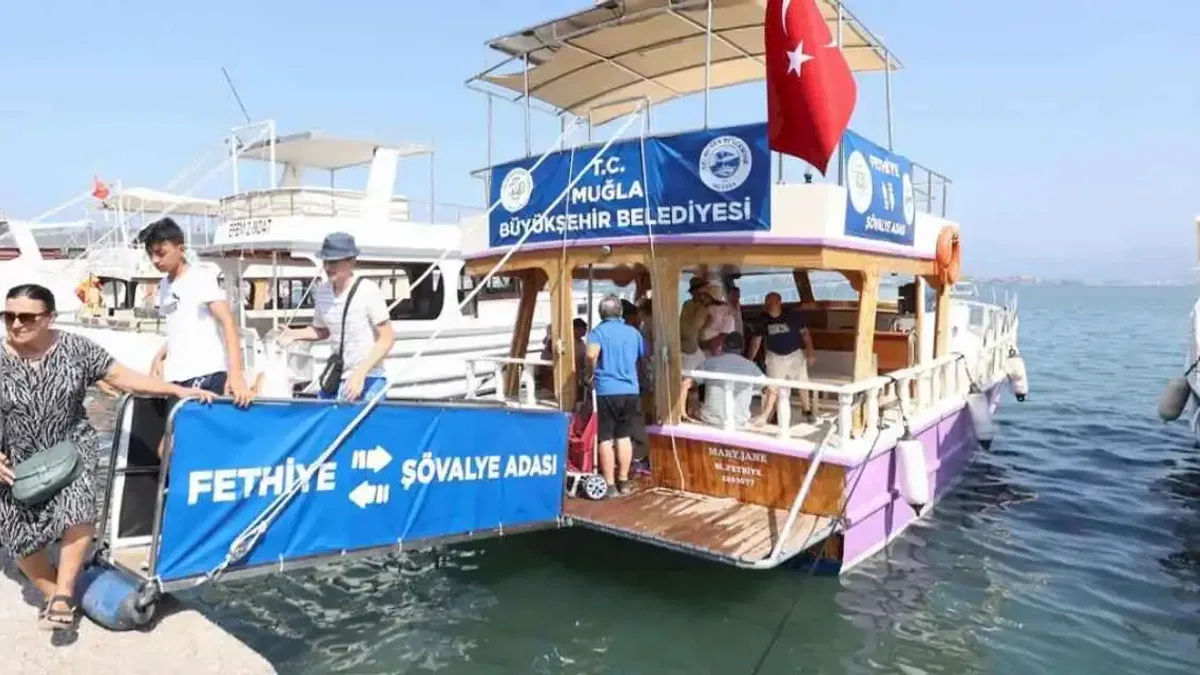 Muğla'da Fethiye–Şövalye Adası arasında deniz seferleri başladı