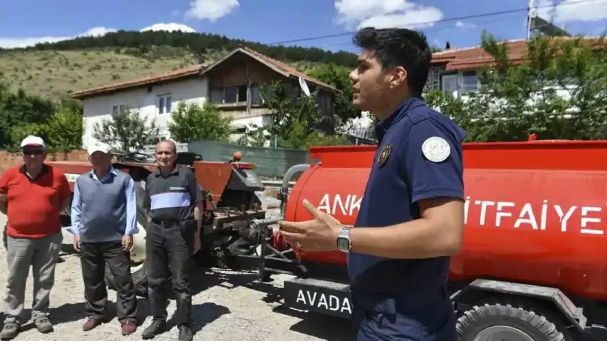 Ankara'da kırsala 80 yeni yangın tankeri