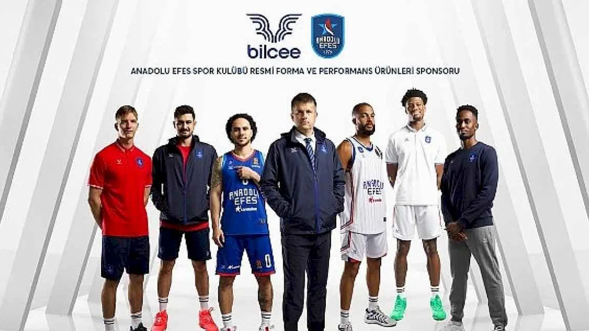 Anadolu Efes'in yeni sezon formaları Basketbol Gelişim Merkezi'nde Bilcee standında taraftarlarla buluşacak