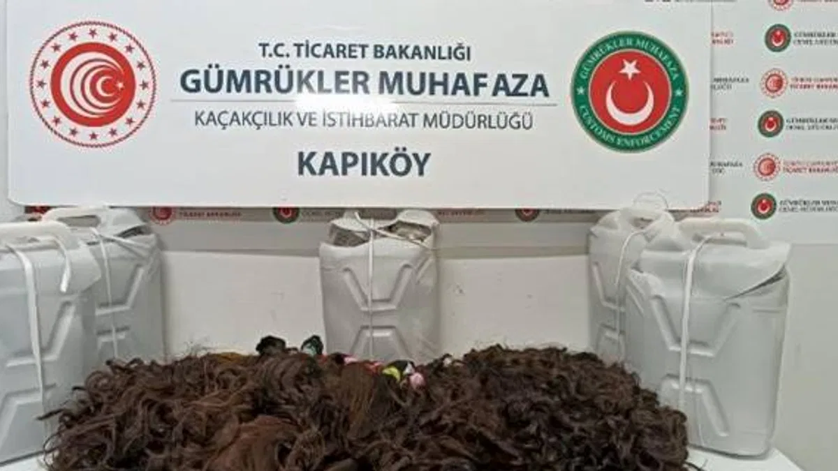 Kapıköy Gümrüğü'nde 'saç' operasyonu