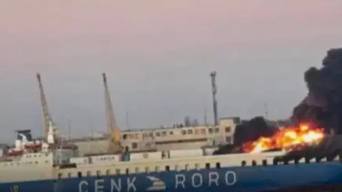 Rusya, Türk yük gemisini vurdu