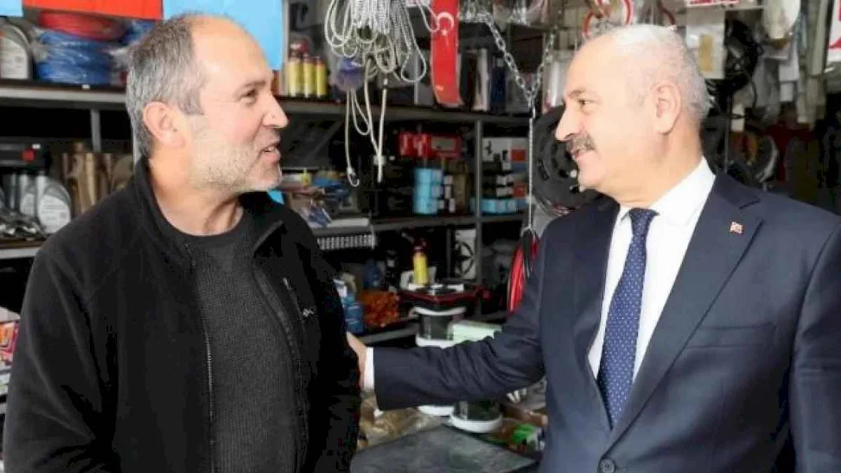 Başkan Adayı Büyükgöz küçük sanayi esnafını ziyaret etti