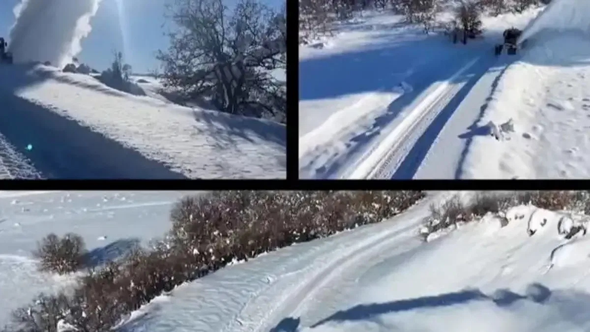 Tunceli'de karla mücadele: 223 köy yolu açıldı