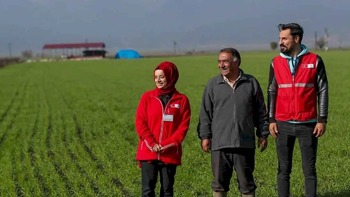 Depremden etkilenen çiftçiler Kızılay'dan 70.8 milyon destek