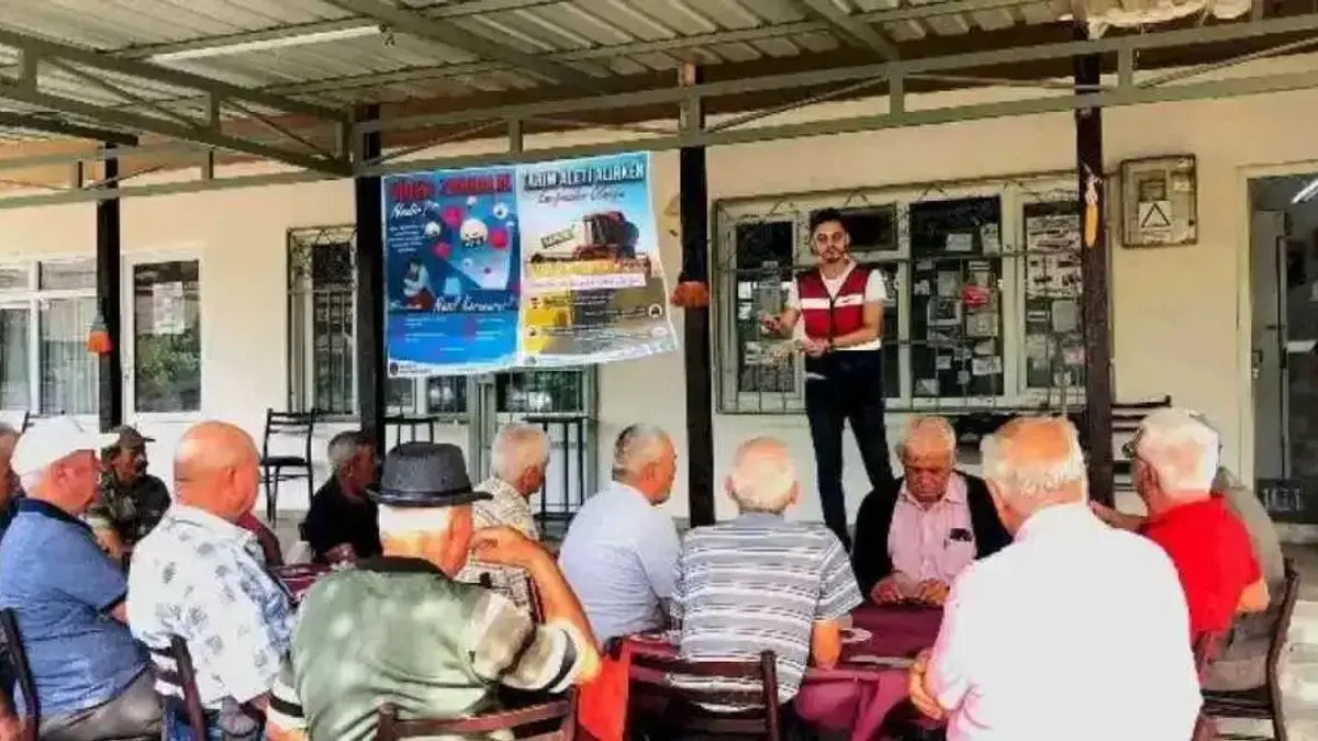 Siber dolandırıcılığa karşı köylerde bilinçlendirme çalışması