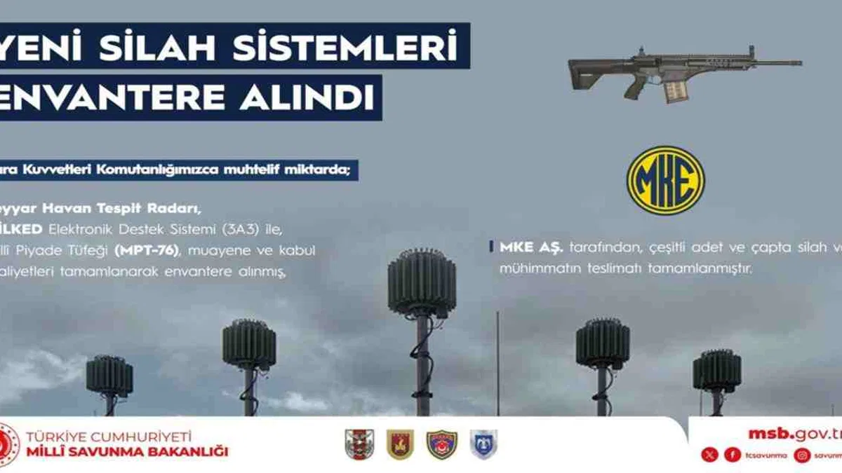 TSK’nın gücü artıyor... Yerli ve milli silahlar envanterde