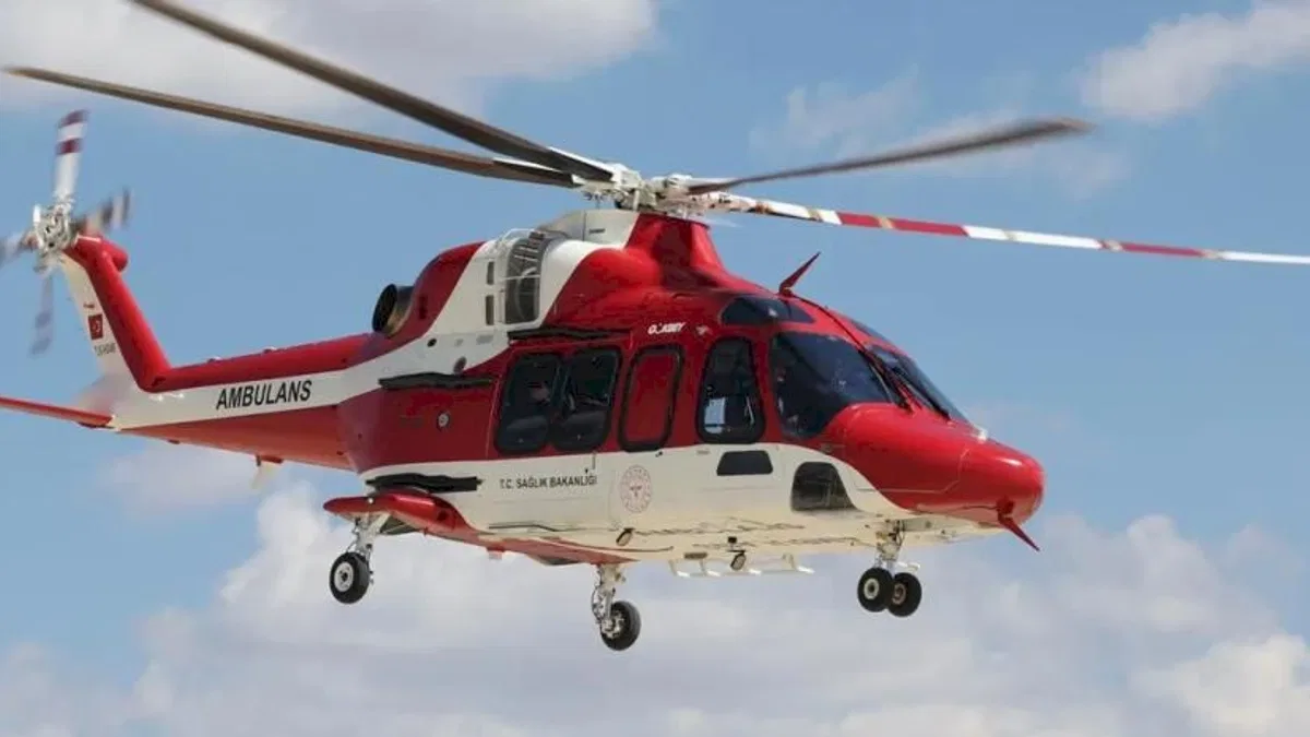 GÖKBEY hava ambulansı oluyor
