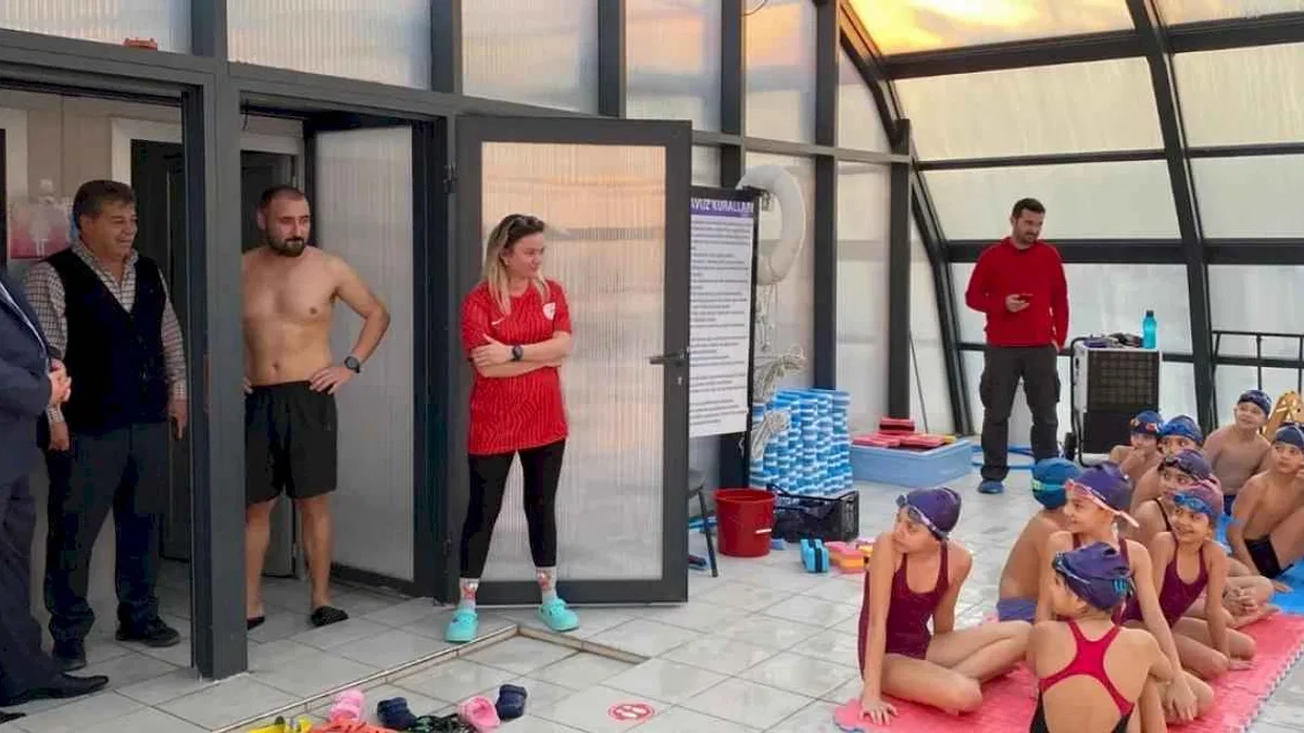 Antalya Kumluca'da Kaymakam Güneş'ten sportif ziyaret