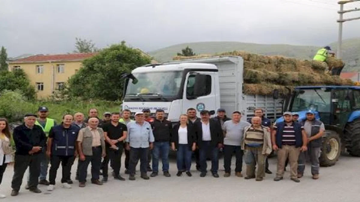 Hayvan üreticilerine balya desteği