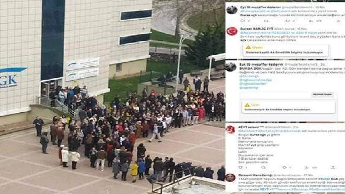 EYT’lilerin Bursa SGK isyanı: “Kaplumbağa hızında bir sistem…”