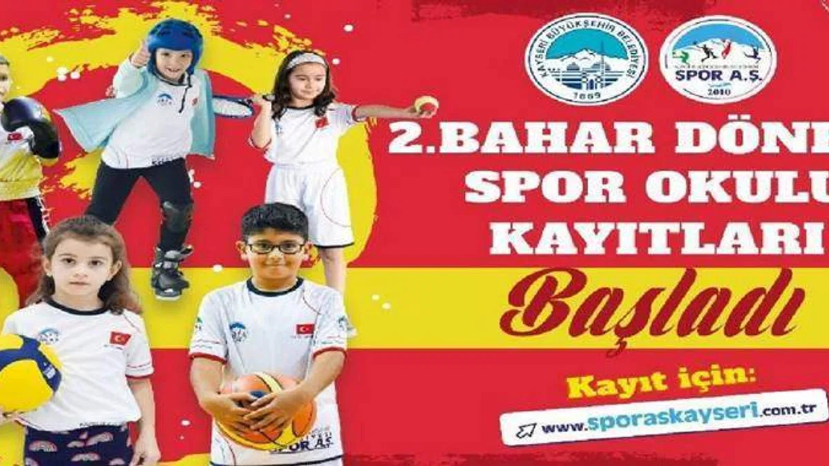 Kayseri Büyükşehir'de spor okulları başlıyor